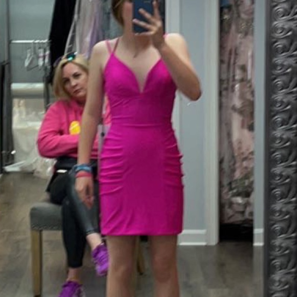 Sherri Hill Pink Dress - Picture 4 of 4